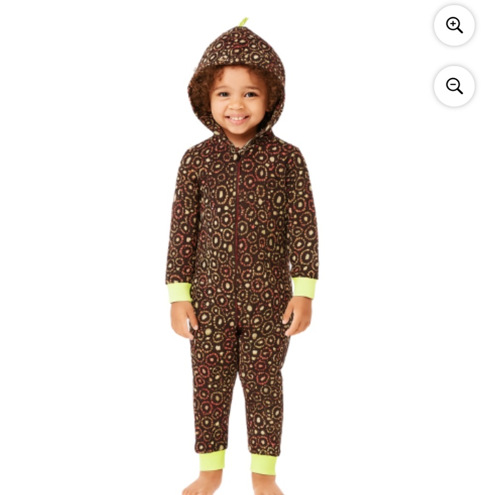 Cat & Jack Unisex Size M (8) Long Sleeve One Piece Dino Dinosaur Union Suit Kids